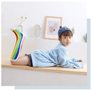 ハイソックス かかとなし 子供 キッズ 女の子 男の子 靴下 ロング ニーハイ 薄手 カラフル ボーダー ストライプ カジュアル