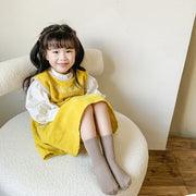 靴下 クルーソックス キッズ ベビー 子供用 女の子 男の子 くつ下 リブ 無地 シンプル 普段使い 小学生 保育園 幼稚園 学校