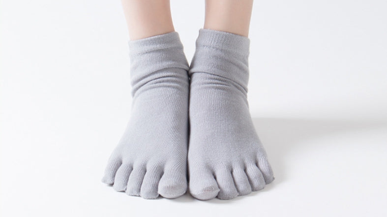 ヨガソックス 3足セット 5本指ソックス 指なし 指あり 滑り止め付き 商品画像3