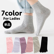5本指ソックス 5本指靴下 ショートソックス レディース 女性 くつした くつ下 五本指 ショート丈 無地 単色 シンプル カジュアル