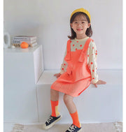 ハイソックス キッズ 子供用 靴下 リブ カジュアル おしゃれ かわいい キュート 普段使い 通学 お出かけ 女の子 男の子