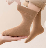 靴下 クルーソックス 5足セット キッズ 子ども用 ベビー ジュニア 男の子 女の子 無地 13cm 14cm 15cm 16cm 17cm 18cm 19cm 20cm ナチュラル パステルカラー ブラウン 園児 幼児 小学生 着回し シンプル 単色 カジュアル