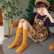 靴下 ソックス かかとなし ハイソックス ニーハイ オーバーニー ベビー キッズ 女の子 子ども 赤ちゃん レッグウェア 花 チューリップ バラ 無地 単色 文字入り 格子柄 プリント入り ロング かわいい シンプル おしゃれ ナチュラル キュート お出かけ 通学 通園 運動 ベージュ 赤 黄 茶