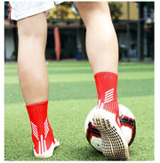 サッカーソックス サッカーストッキング クルー丈 子供用 大人用 キッズ ジュニア メンズ レディース 厚手 ハイソックス 靴下 スポーツ フットサル 滑り止め 通気性 吸汗性 かっこいい 短い ふくらはぎ カラバリ豊富