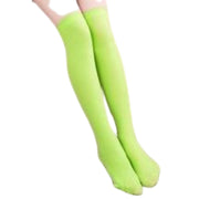 靴下 ニーハイソックス キッズ 女の子 子供用 靴下 くつ下 膝上 ロング オーバーニーソックス 無地 単色 ブラック ホワイト シンプル カジュアル かわいい おしゃれ 普段使い イベント 通学 通園 デイリー