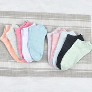 ショートソックス 5足セット くるぶしソックス アンクルソックス レディース 女性用 靴下 くつ下 無地 単色 シンプル 定番 ベーシック オーソドックス 普段使い デイリー 春 夏