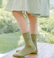 靴下 クルーソックス 5足セット キッズ ベビー 子供用 女の子 ガールズ くつ下 フリル リボン ウサギ フラワー 花 可愛い キュート デザイン豊富 お洒落 お出かけ 普段使い 女児 ファッション小物