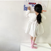 靴下 クルーソックス キッズ 3足セット 3枚セット クルー丈 子供用 女の子 男の子 幼児 レース フリル メッシュ ポップ パステルカラー 無地 カラフル おしゃれ ガーリー かわいい 幼稚園 保育園 まとめ買い ふくらはぎ 長め ピンク 白 ホワイト ミント 春 夏