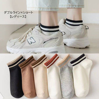 ショートソックス クルーソックス 10足セット ランダム レディース メンズ 商品画像2