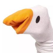 クルーソックス レディース 靴下 くつ下 ガチョウ 鳥 バード 可愛い かわいい おしゃれ 通気性 春 夏 秋 冬 フリーサイズ