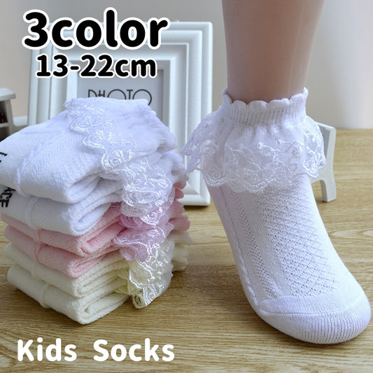 靴下 クルーソックス 子供用 キッズ 女の子 ジュニア 商品画像