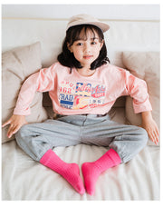 ネオンソックス 3足セット 女の子 男の子 キッズ ベビー ジュニア 蛍光 目立つ 派手色 運動会 13cm 14cm 15cm 16cm 17cm 18cm 19cm 20cm 子供服 クルーソックス ショートソックス 単色 シンプル  発表会
