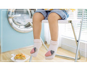 ルームソックス ショートクルー丈 ベビー 赤ちゃん キッズ 子供 女の子 男の子 靴下 滑り止め 可愛いマスコット 通気性 吸汗