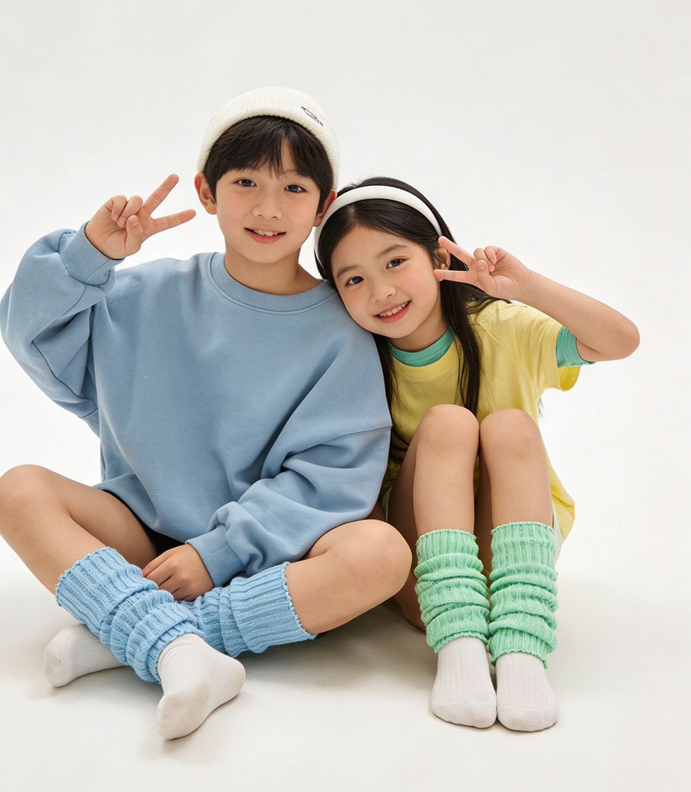 レッグウォーマー ニット キッズ 子供用 女の子 男の子 商品画像3
