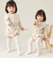 ハイソックス ベビー 赤ちゃん 女の子 男の子 子供 ロング ニーハイ 靴下 メロウフリル リブ 伸縮性 通気性 吸汗 可愛い