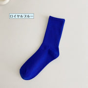 クルーソックス 靴下 くつした くつ下 レディース 女性 婦人用 ショート丈 リブ 単色 無地 シンプル おしゃれ デイリー 普段使い カジュアル カラバリ豊富 ナチュラル オールシーズン