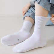 クルーソックス 子ども用 子供用 キッズ ジュニア 女の子 男の子 ユニセックス 男女兼用 お揃い ペアルック 靴下 くつ下 裾リブ 無地 ツートンカラー バイカラー シンプル カジュアル クール かっこいい 可愛い キュート おしゃれ 春 秋