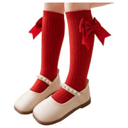ハイソックス キッズ 子供 子ども 女の子 女子 女児 靴下 くつした リボン リブ 無地 かわいい キュート ガーリー フォーマル 入学式 卒園式 卒業式 発表会 記念日 記念撮影 セレモニー 結婚式 お呼ばれ ホワイト ブラック ブラウン グレー レッド 黒 白 灰