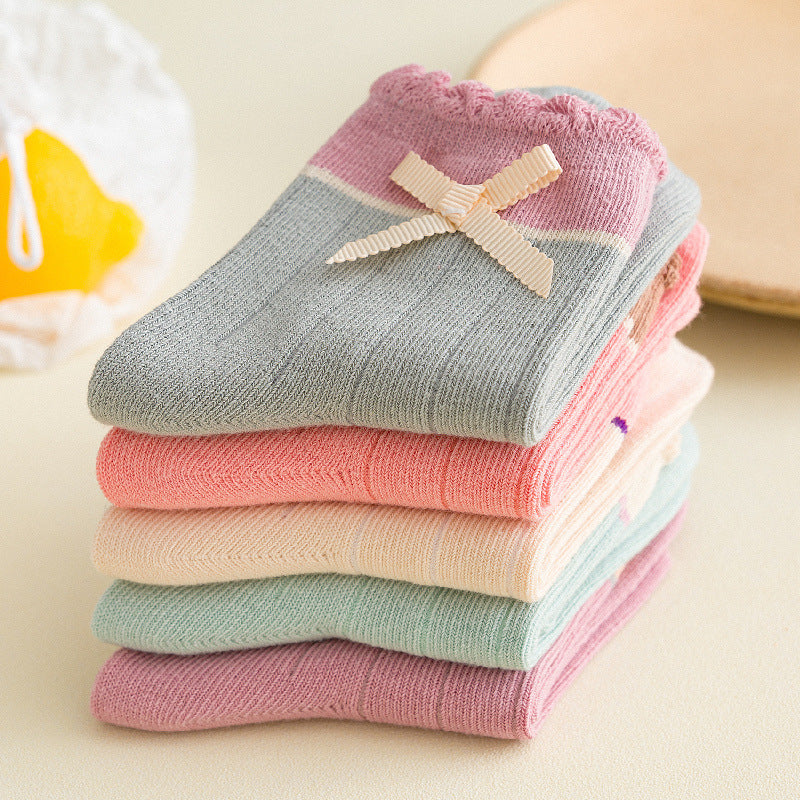 靴下 ソックス キッズ 5足セット 女の子 キッズソックス 商品画像5