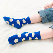 クルーソックス 5足セット クルー丈 キッズ 子ども ベビー 赤ちゃん 靴下 くつ下 レッグウェア 水玉 ドット ボーダー しましま 王冠 花 フラワー 牛 おしゃれ かっこいい かわいい カラフル カジュアル お出かけ 通園 通学 黒 白 緑 黄 茶 赤 青