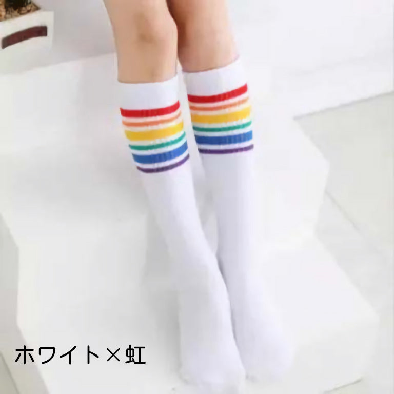 ニーハイソックス ハイソックス オーバーニーソックス キッズ ベビー ジュニア 商品画像3