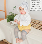 レッグウォーマー ベビー 赤ちゃん 新生児 乳児 キッズ 女の子 レッグウェア メッシュ 通気性 肌着 紫外線対策 冷房対策 膝保護 可愛い 出産祝い プレゼント 贈り物 女児 子供用