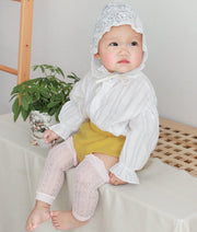 レッグウォーマー ベビー 赤ちゃん 新生児 乳児 キッズ 女の子 レッグウェア メッシュ 通気性 肌着 紫外線対策 冷房対策 膝保護 可愛い 出産祝い プレゼント 贈り物 女児 子供用