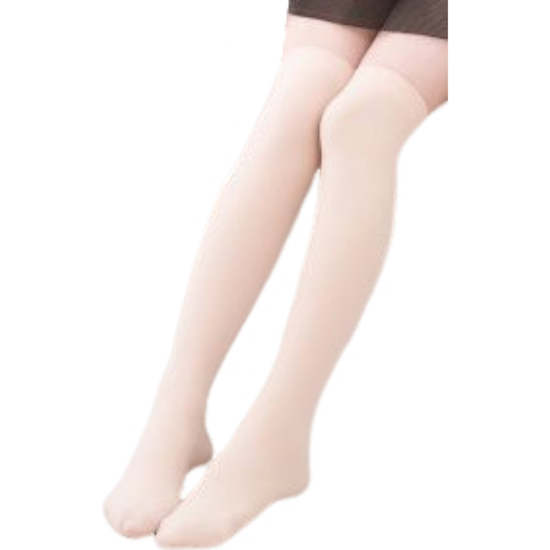 靴下 ニーハイソックス キッズ 子供用 くつ下 膝上 ベージュ バリエーション画像