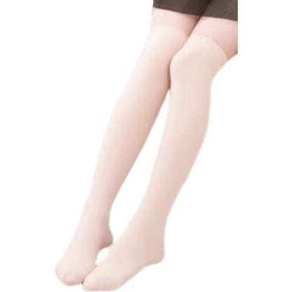 靴下 ニーハイソックス キッズ 子供用 くつ下 膝上 ベージュ バリエーション画像