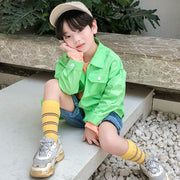 靴下 ソックス 子供 キッズ ベビー 男の子 女の子 ハイソックス 膝下 ロング カジュアル ライン ボーダー リブ 秋 冬 アウトドア スポーティ 通学 通園 かわいい おしゃれ