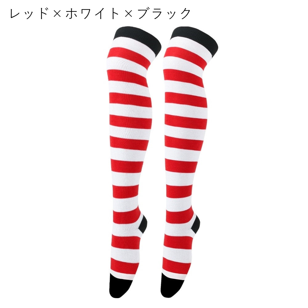 ニーハイソックス オーバーニー レディース 女性 靴下 くつした 商品画像5