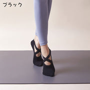 ヨガソックス レディース ヨガウェア ヨガ 靴下 ソックス 滑り止め つま先あり ピラティス ダンス 体操 スポーツ おしゃれ かわいい シンプル 無地