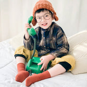 クルーソックス 靴下 ソックス キッズ 子供 ユニセックス 男の子 女の子 レッグウェア 無地 単色 シンプル かわいい おしゃれ ファッション小物