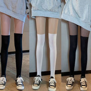 パンティストッキング ニーハイ風 ハイソックス風 パンスト フェイク ニーハイ ハイソックス ストッキング レディース フリーサイズ 女性用 婦人用 タイツ おしゃれ かわいい レッグウエア
