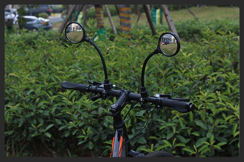 自転車用 バックミラー サイクルミラー 凸面鏡 フレキシブルアーム ロング 商品画像3