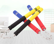 ヌンチャク 練習用 スポンジ ソフト 柔らかい 軽量 トレーニング フィットネス 武具 武術 拳法 武道 功夫 カンフー 空手