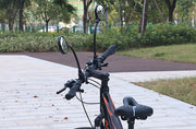自転車用ミラー 1ペア 計2個 バックミラー サイドミラー サイクルミラー ハンドルバー用 安全対策 後方確認 後付け ロードバイク クロスバイク