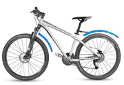 自転車用泥よけ フェンダー 前後セット 伸縮式 LEDライト付き テールライト付き フロント リア 無地 黒 泥はね防止 飛び散り防止 取り付け簡単 汎用 サイクル用 マウンテンバイク ロードバイク クロスバイク 自転車用グッズ