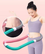 ソフトフラフープ 大人用 フィットネス器具 エクササイズ トレーニング ダイエット ソフトスプリング 静音 ウエスト 背中 胸 脚 リング カロリー消費 腹筋