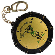 ゴルフスコアカウンター 18ホール ゴルフ用品 ラウンドアクセサリー 数字 カウンター スコアキーパー キーホルダー コンパクト