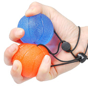 ハンドグリップボール ハンドストラップ付き 単品 1個 調節可能 フィットネス トレーニング スポーツ器具 トレーニング用品 球体 柔らかい リラクゼーション コンパクト 持ち運び 便利