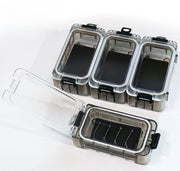 釣り用ポータブル小物入れ 4個セット タックルボックス ツールボックス マグネット式 連結 取外し可能 釣り具 釣り針 針ケース ルアー フタ付き 防水 マルチケース フィッシング 小物入れ 持ち運び コンパクト 整理 仕分け 収納