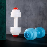 ウォーターダンベル ダンベル 830ml トレーニング 筋トレ エクササイズ 運動不足解消 水量調節可能 男性 初心者 家トレ