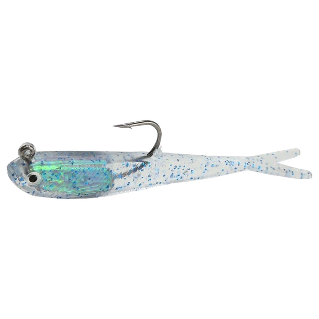 ソフトルアー 1セット 計10個 小魚ワーム ミノー 疑似餌 偽エサ 釣り具 フィッシング用品 キラキラ ラメ入 半透明 リアル