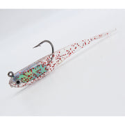 ソフトルアー 1セット 計10個 小魚ワーム ミノー 疑似餌 偽エサ 釣り具 フィッシング用品 キラキラ ラメ入 半透明 リアル