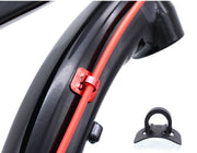 自転車用ケーブルクリップ C型 同色5個セット ケーブルガイド 自転車用アクセサリー 自転車 サイクリング 便利 簡単 合金 金属製 カーブ 湾曲 シンプル ケーブル固定 絡まり防止