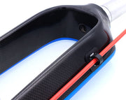 自転車用ケーブルクリップ C型 同色5個セット ケーブルガイド 自転車用アクセサリー 自転車 サイクリング 便利 簡単 合金 金属製 カーブ 湾曲 シンプル ケーブル固定 絡まり防止