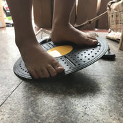 バランスボード バランスディスク 円形 円盤 サークル型 体幹トレーニング フィットネス 筋トレ 直径36cm 室内 お手軽 運動不足解消 ヨガ エクササイズ ダイエット 運動 省スペース コンパクト 黒 黄 橙 青