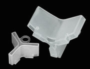 トリプルフック用カバー 単品 フックカバー セーフティカバー シンプル トリプルフック トレブルフック フック 3本針 三又 収納 保管 釣り用品 フィッシング用品 白 緑 単色