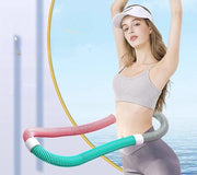 ソフトフラフープ 大人用 フィットネス器具 エクササイズ トレーニング ダイエット ソフトスプリング 静音 ウエスト 背中 胸 脚 リング カロリー消費 腹筋